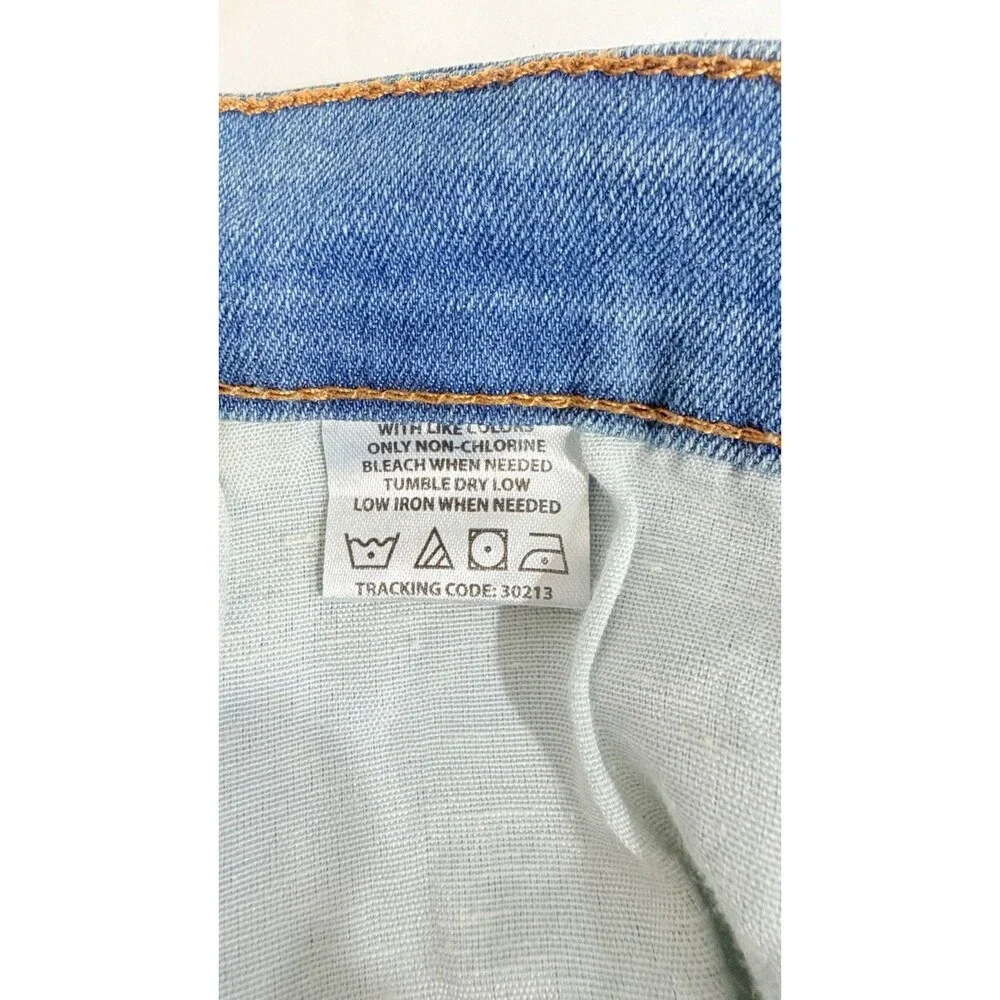 Billion Dollar Coin Men’s Blue Denim Shorts Size 40 Distressed Frayed Jorts
